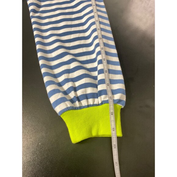 LOVESOFT Sweatshirt Striped in Blue/White/Green size Small - Picture 9 of 12